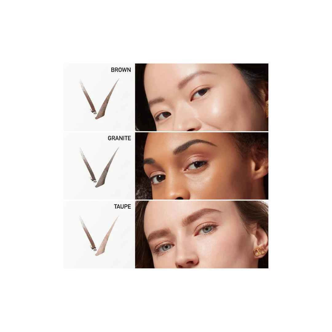 Valentino Brow Trio EyeBrow Liner - Granite 03 - Image 4