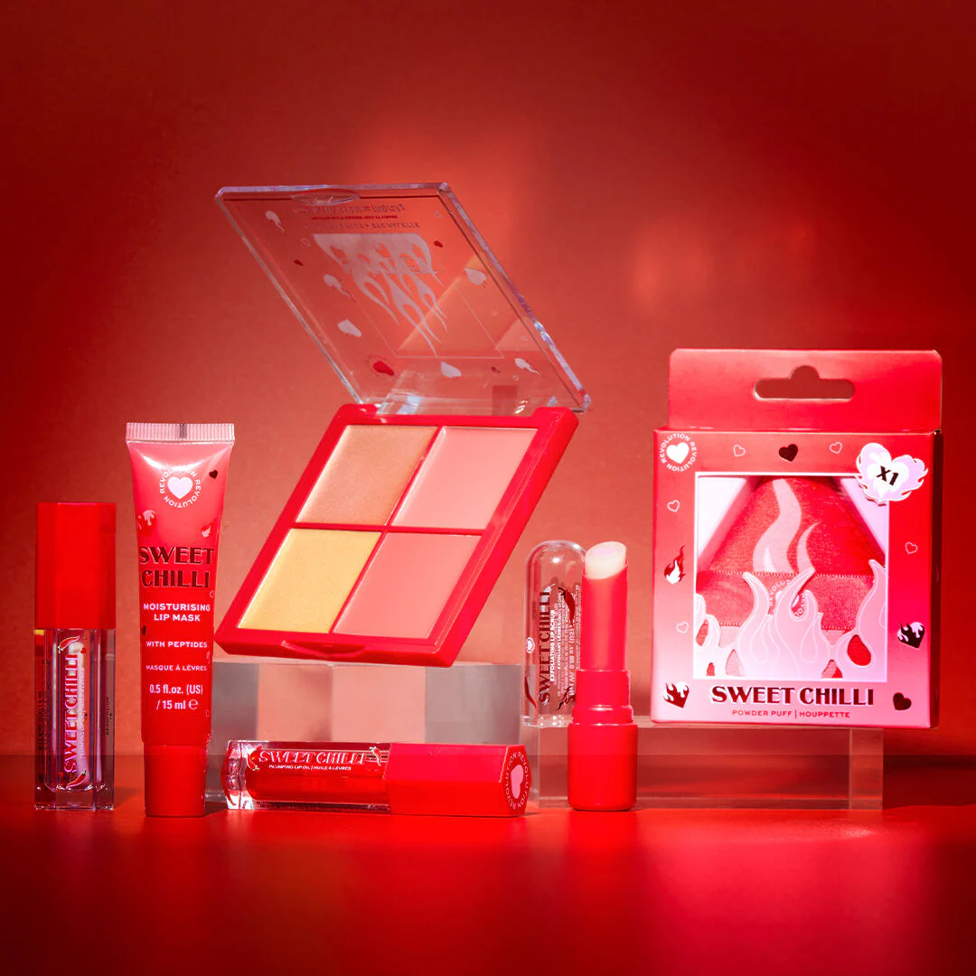 Sweet Chilli Cream Blush & Highlight Quad - Image 5